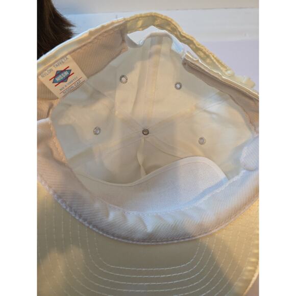 Vintage Nissin Camaro Z28 Hat Cap Satiny Material White Red Letters 90s - Picture 12 of 16